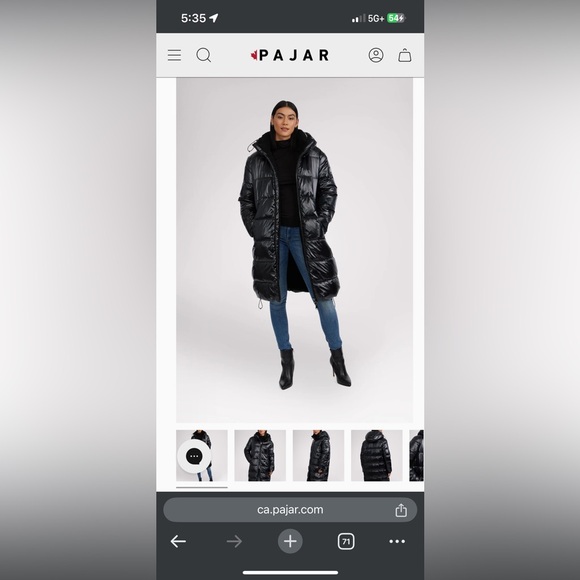 Woman’s Pajar down winter jacket - Size M - Picture 2 of 7